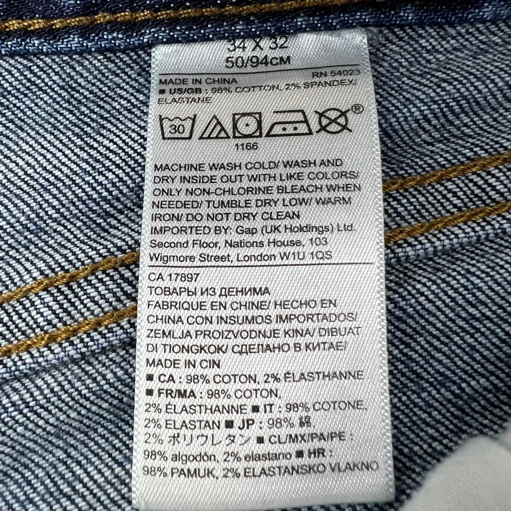 BANANA REPUBLIC Bootcut Jeans Mens 34x32 Blue Good Stretch Denim Western Casual